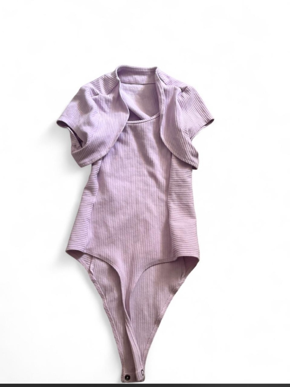 American Eagle Ribbed Womens One-Piece Bodysuit + bolero